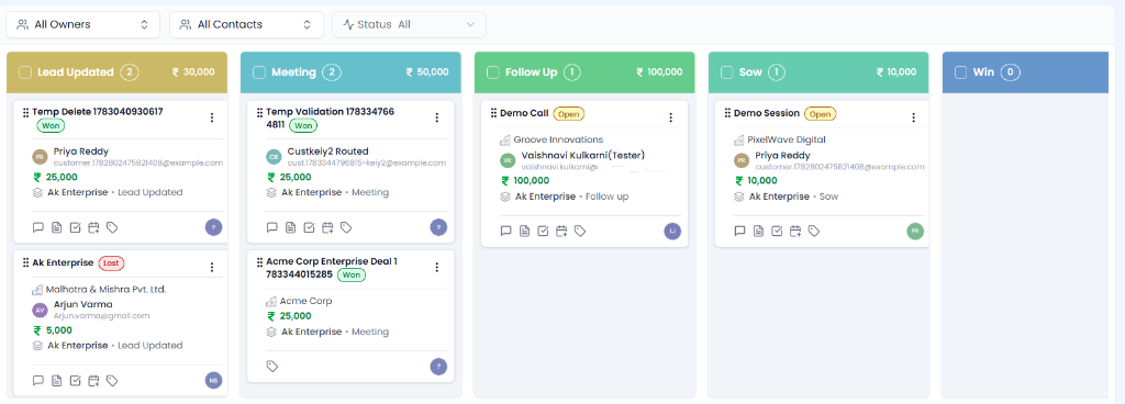 Set Up Your Sales Stages Preview