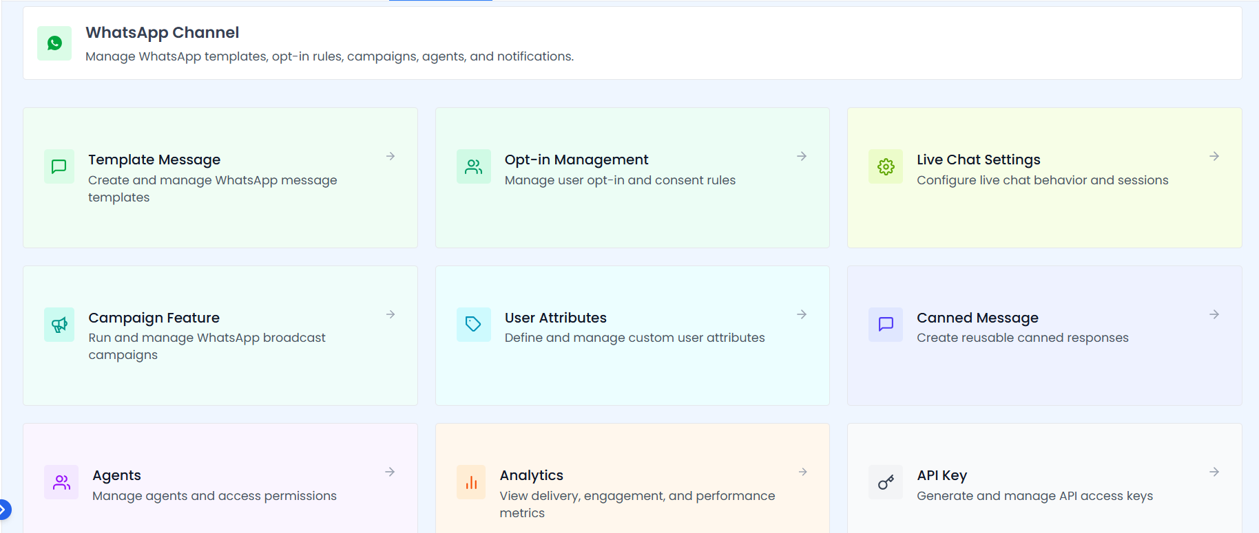 WhatsApp Marketing Interface